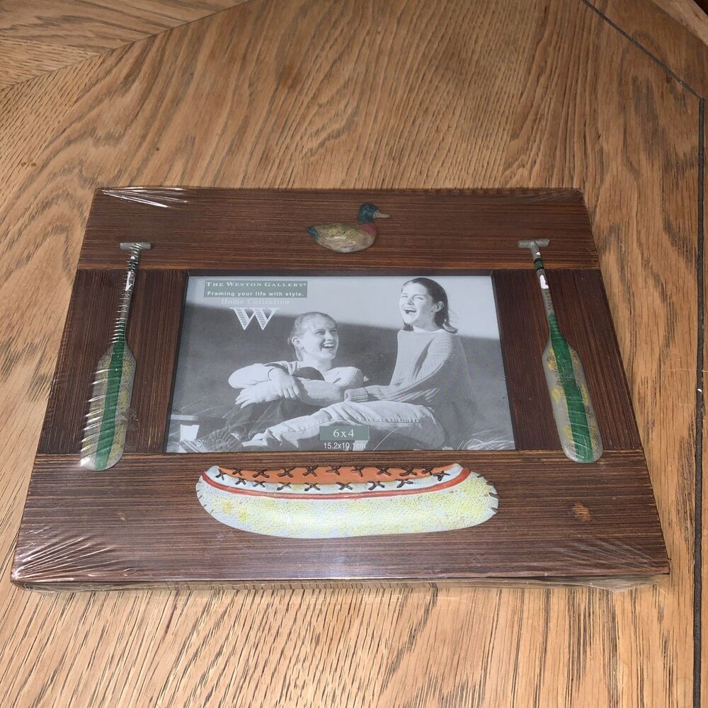 New Weston Gallery Woodland Creek Wooden Picture Frame 4x6” NIP 7.5x9” Wood